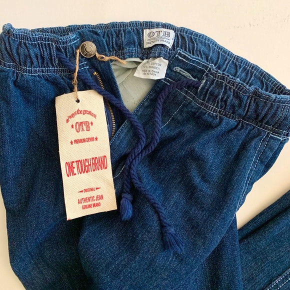 OTB jeans joggers 98.5% cotton 15% spandex 30 - Picture 2 of 3